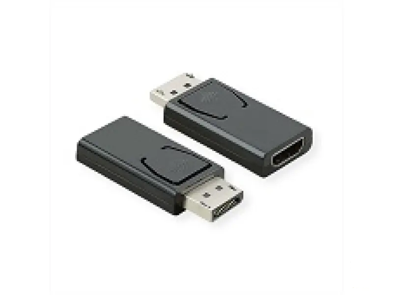 Rotronic 12.99.3158-10 VALUE DisplayPort - HDMI adapter, M/F 1920 x 1080 / 1920 x 1200 @60Hz (2K, Full HD), crni