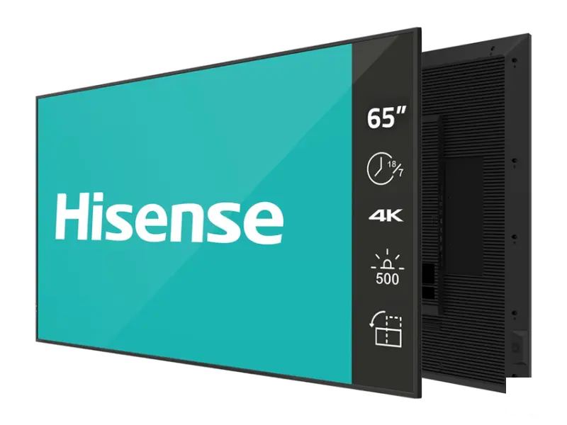 HISENSE 65 inča 65GM50D 4K UHD 500 nita Digital Signage Display - 18/7 Operation 