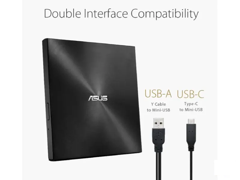 ASUS ZenDrive U9M SDRW-08U9M-U DVD±RW USB eksterni rezač crni 