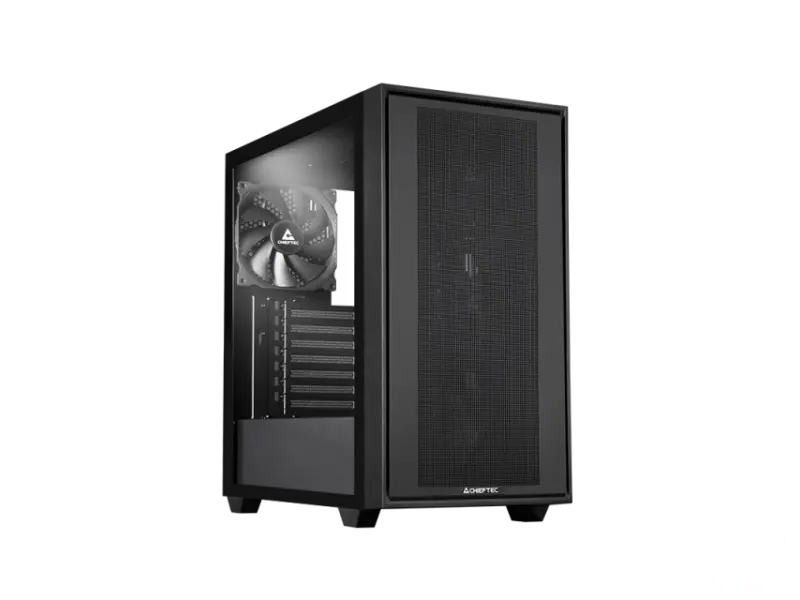 Chieftec E-ATX Gaming case, T Glass, 4x PWM fan, w/USB Type C, support Back-Connect MB