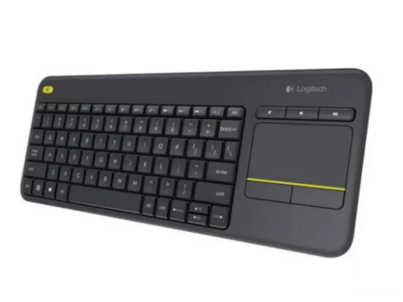 LOGITECH K400 Plus Wireless Touch Keyboard Black YU