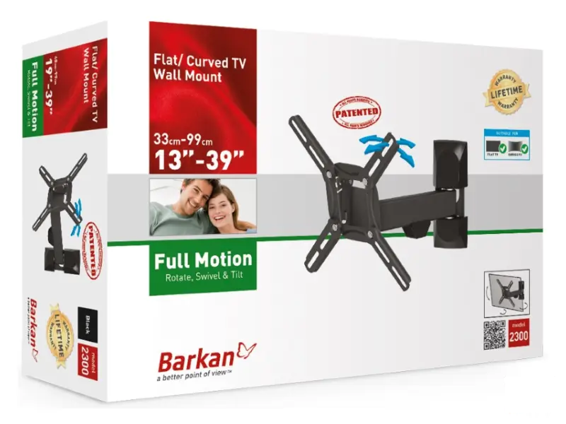 BARKAN 2300.B LCD TV zglobni zidni nosač do 39 inča 