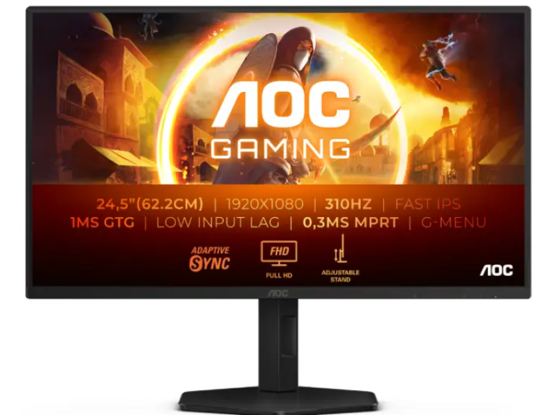 AOC 24.5 inča 25G4SXU FHD 1920x1080 Fast IPS 310 Hz gaming monitor 
