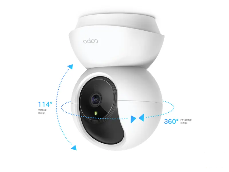 TP-LINK TAPO C200 Home Security Wi-Fi Camera, 1080p FHD,Motion Detection,Night Vision,Pan and Tilt