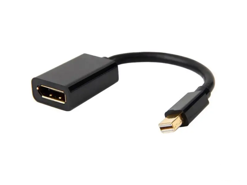 E-GREEN Adapter Mini Display port (M) - Display Port (F) crni 