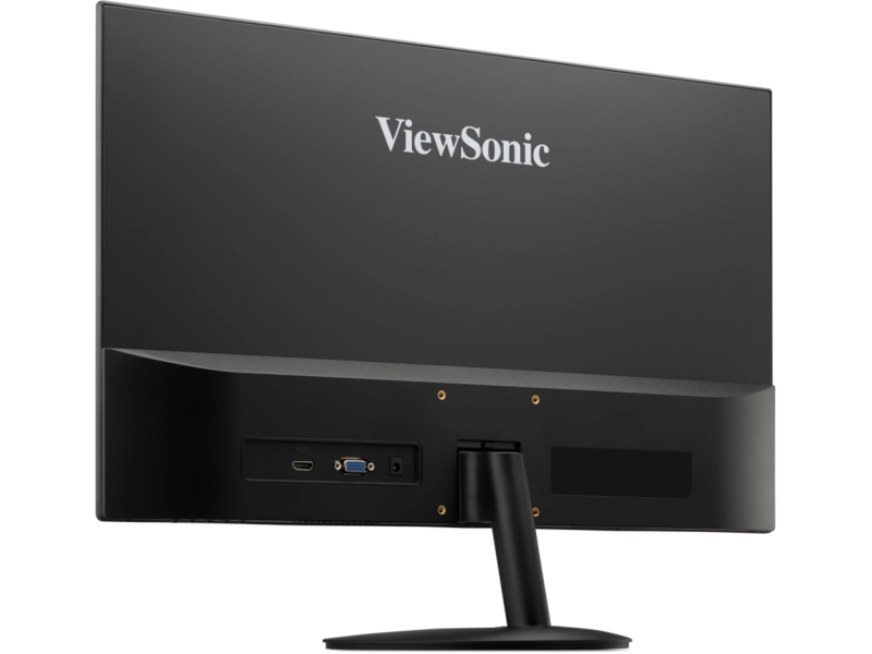 ViewSonic Monitor 24" VA24E2-H, 1920×1080 (FHD), IPS panel, 100Hz, 1 ms (MPRT), 1000:1, 250 cd/m², Adaptive Sync (VRR), HDMI + VGA, audio out ne, zvučnici ne, hub ne, VESA 100×100 mm, boja crna