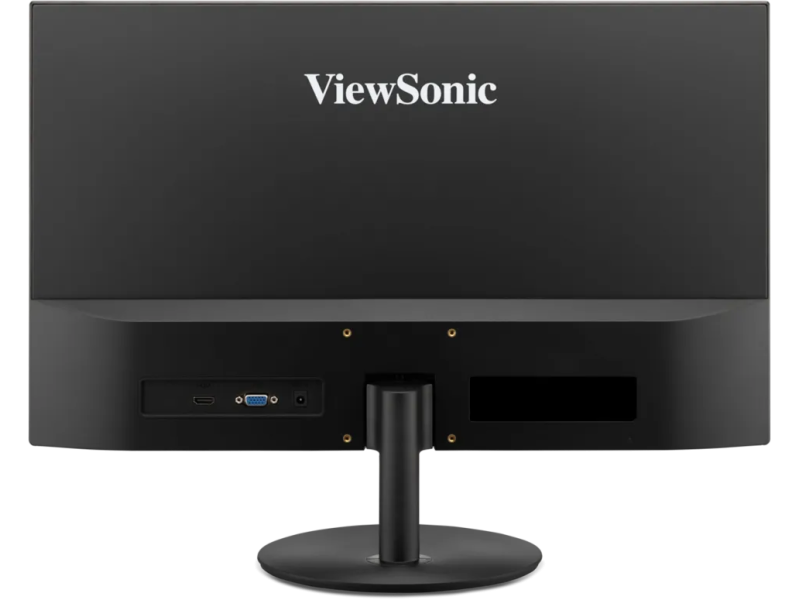 ViewSonic Monitor 24" VA24E2-H, 1920×1080 (FHD), IPS panel, 100Hz, 1 ms (MPRT), 1000:1, 250 cd/m², Adaptive Sync (VRR), HDMI + VGA, audio out ne, zvučnici ne, hub ne, VESA 100×100 mm, boja crna