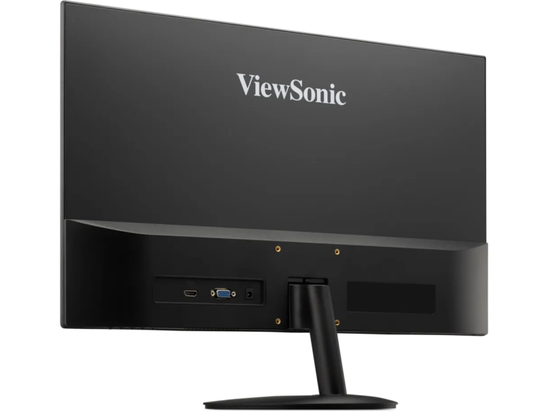 ViewSonic Monitor 24" VA24E2-H, 1920×1080 (FHD), IPS panel, 100Hz, 1 ms (MPRT), 1000:1, 250 cd/m², Adaptive Sync (VRR), HDMI + VGA, audio out ne, zvučnici ne, hub ne, VESA 100×100 mm, boja crna