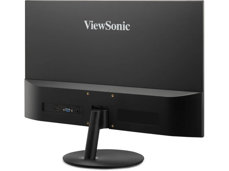 ViewSonic Monitor 24" VA24E2-H, 1920×1080 (FHD), IPS panel, 100Hz, 1 ms (MPRT), 1000:1, 250 cd/m², Adaptive Sync (VRR), HDMI + VGA, audio out ne, zvučnici ne, hub ne, VESA 100×100 mm, boja crna