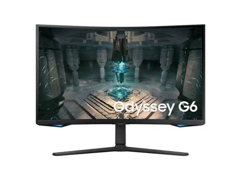 SAMSUNG Odyssey G6, 27" QHD 2560x1440 Smart Gaming Monitor, 240Hz, 1 ms, DP/2*HDMI/USB Hub, BT 5.2