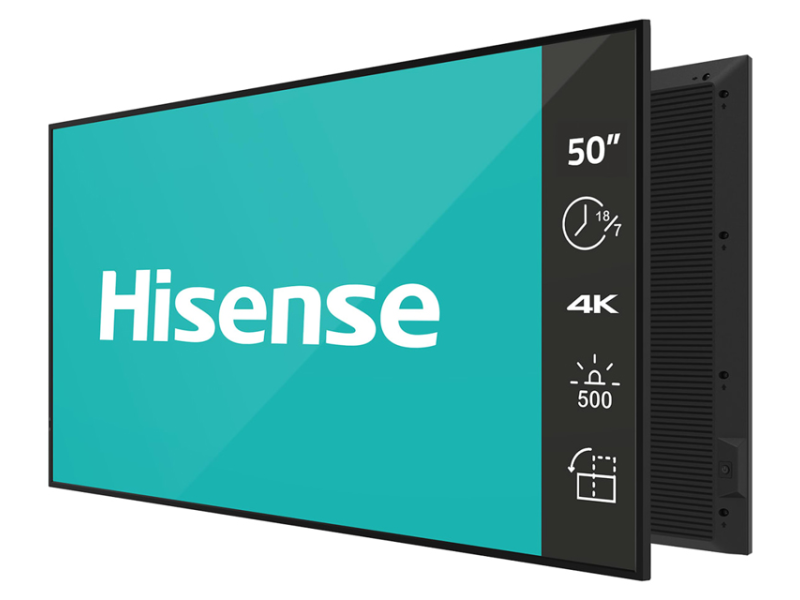 HISENSE 50 inča 50GM50D 4K UHD 500 nita Digital Signage Display - 18/7 Operation