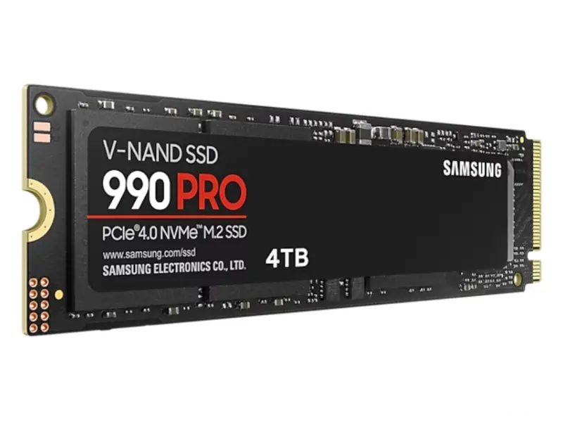 SAMSUNG 4TB M.2 NVMe MZ-V9P4T0BW 990 Pro Series SSD 