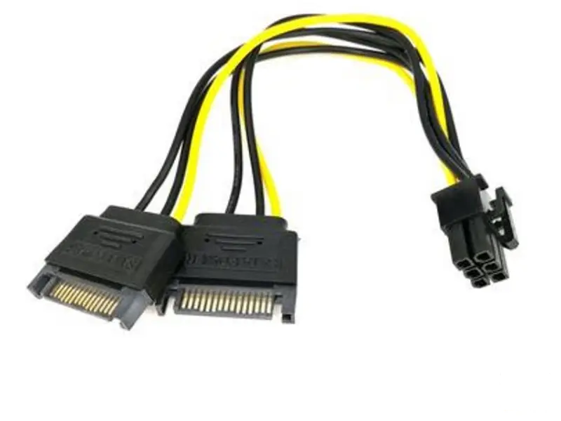 E-GREEN Naponski adapter za PCI-E VGA (6-pin) -2x Sata 
