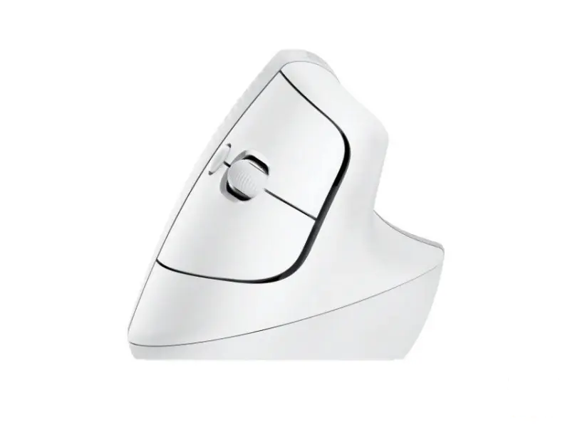 LOGITECH Lift Vertical Ergonomic Wireless miš beli 