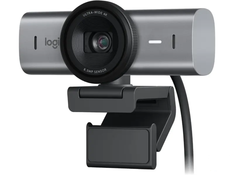 LOGITECH MX Brio 4K Ultra HD Streaming Webcam, 4K/30fps, Advanced Autofocus, 8.5MP Sony STARVIS