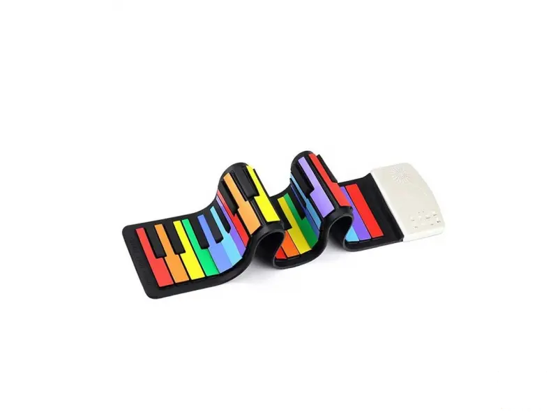 Moye Klavijatura Rainbow Roll Up Piano