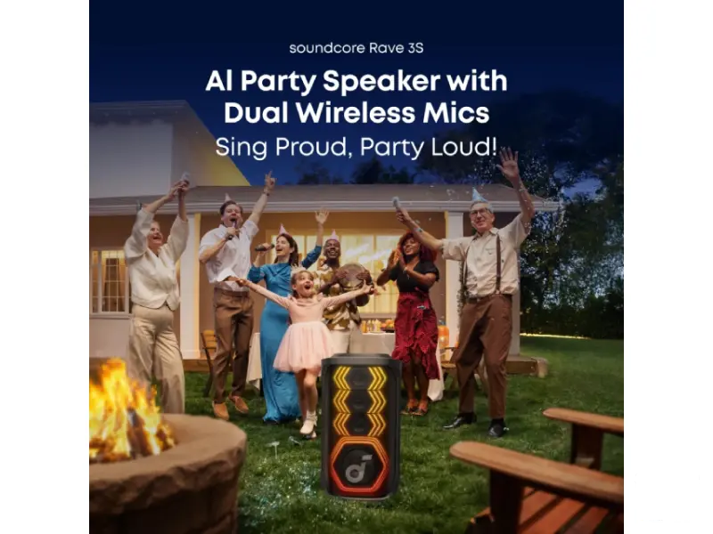 ANKER Soundcore Rave 3S 200W prenosivi bluetooth IPX4 zvučnik crni 