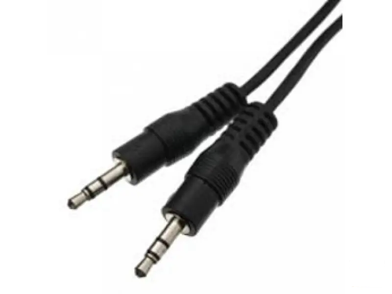 E-GREEN Kabl audio 3.5mm - 3.5mm M/M 1.2m crni 