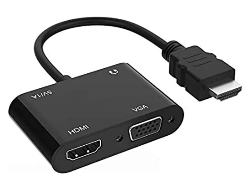 FAST ASIA Adapter-konvertor HDMI na HDMI+VGA+MICRO+AUDIO 