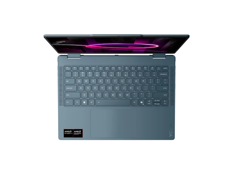 Lenovo 83TD002LYA Yoga 7 2-in-1 (Tidal Teal, Alu) 14.0"TOUCH R7AI 32GB 1TB bcklt sleeve