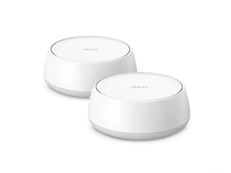 TP-LINK DECO BE25(2-PACK) BE5000 Whole Home Mesh WiFi 7 System, 2x 2.5Gbps, WPS