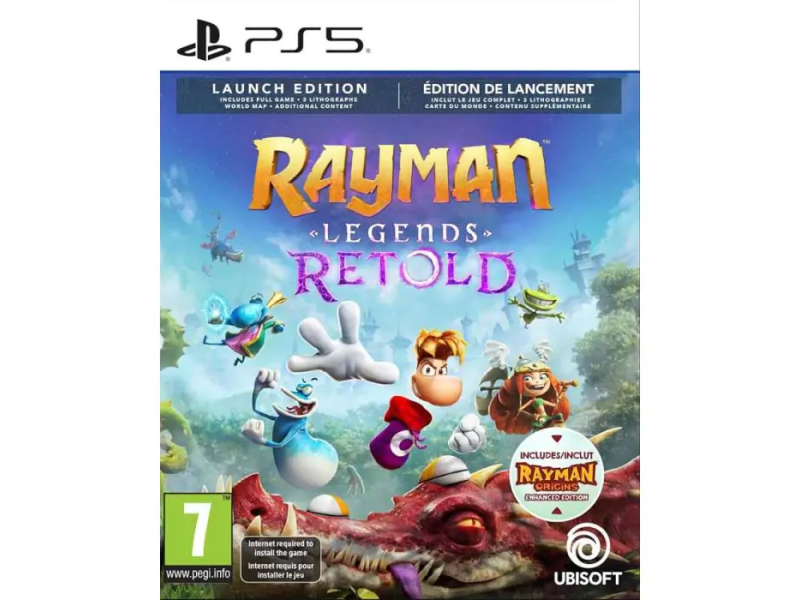 RAYMAN LEGENDS RETOLD LAUNCH EDITION