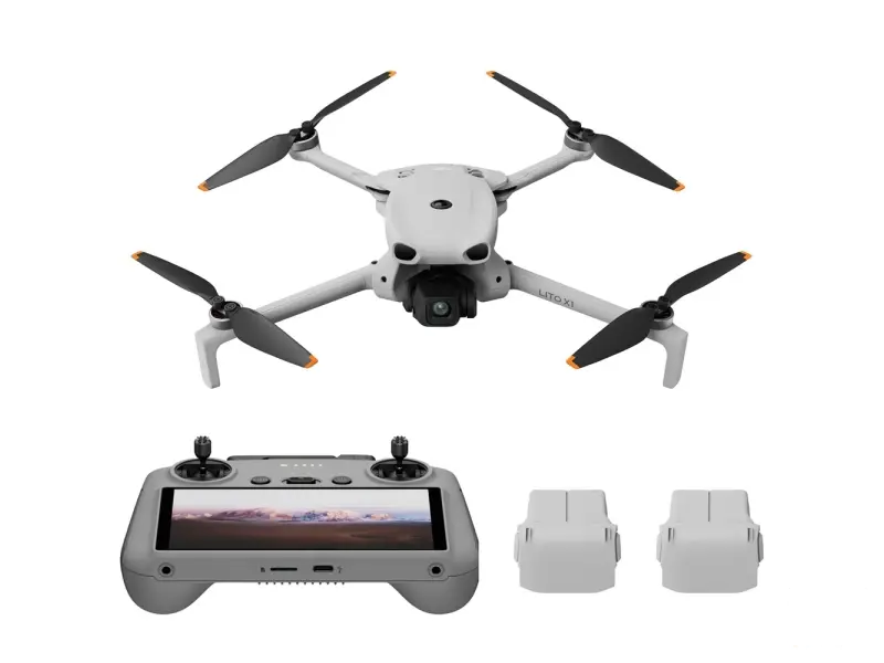 DJI Lito X1 Fly More Combo Plus (DJI RC 2), 4K/60fps HDR Video, 48MP, 42GB, 52 m