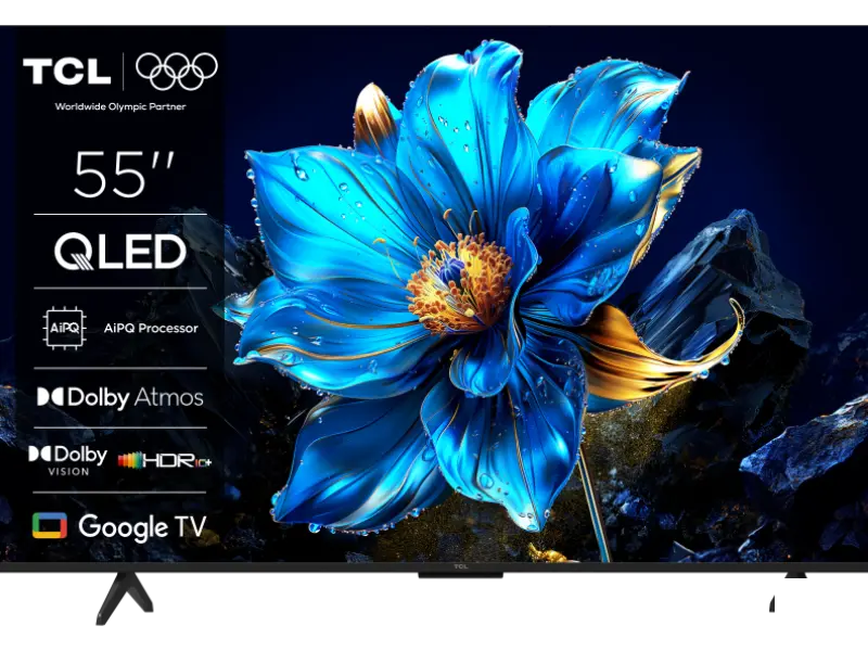 TCL 55P7K QLED TV 55" ultra HD, Google TV smart, AiPQ processor, Dolby Atmos,sli