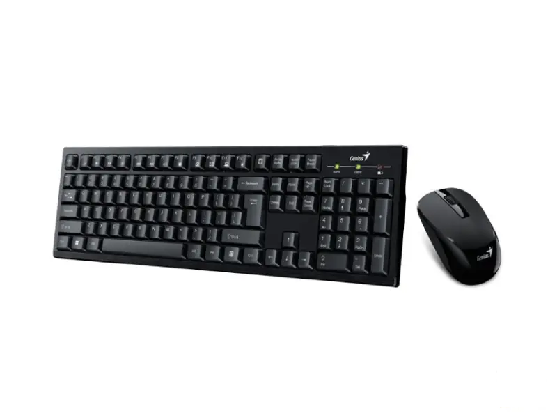 GENIUS Smart KM-8101 Wireless USB US crna tastatura + miš 