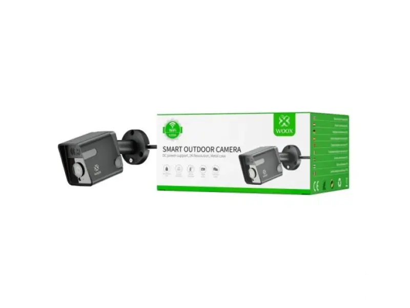 WOOX WiFi Smart vanjska kamera, Ultra HD 2K microSD (max. 128GB), IP65 vodootpor