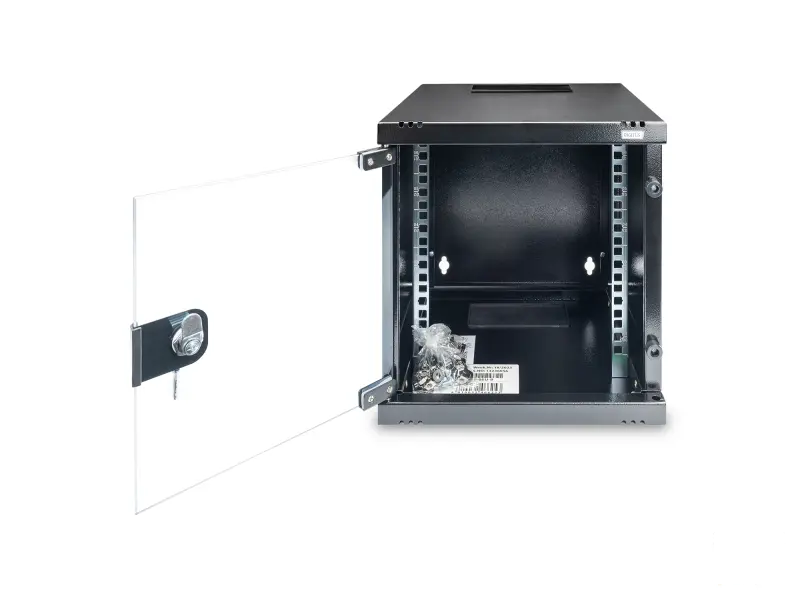 Digitus 6U network rack, 10", wall, 312x300, crni
