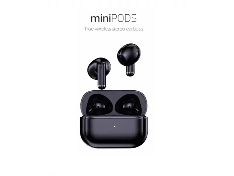 Swissten Slušalice Bluetooth TWS Minipods crne