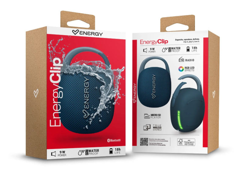 ENERGY SISTEM EnergyClip prenosni bluetooth zvučnik plavi (M50057)