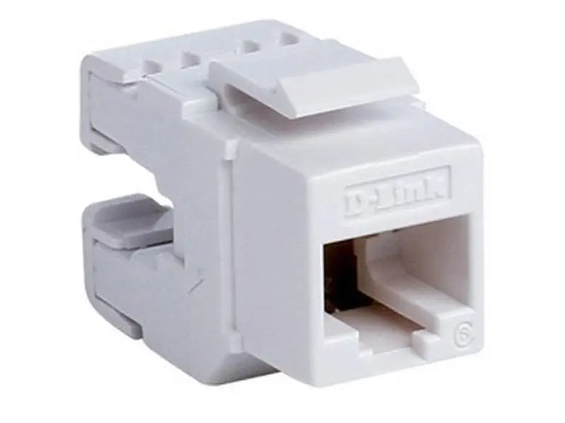 Intellinet Cat6 Keystone Jack UTP White