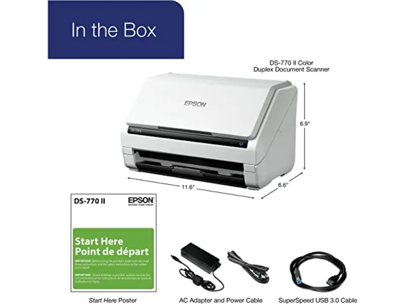 EPSON WorkForce DS-770II A4 skener 