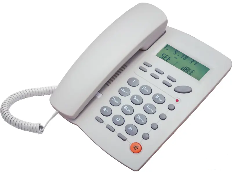 MeanIT Telefon žični stolni ST300 bijeli