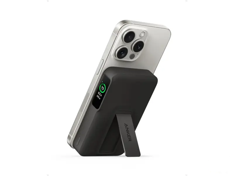 ANKER MagGo 10000mAh, 27W, bežični power bank, crni