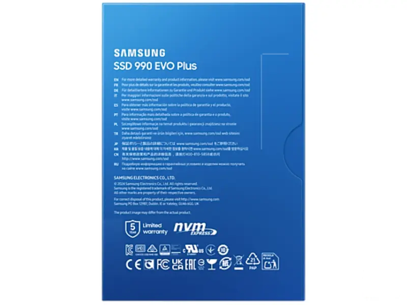 SAMSUNG 1TB M.2 NVMe MZ-V9S1T0BW 990 EVO Plus Series SSD 