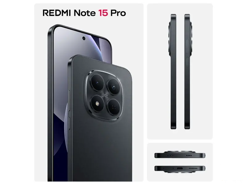 Xiaomi Redmi Note 15 Pro 8GB/256GB, crna