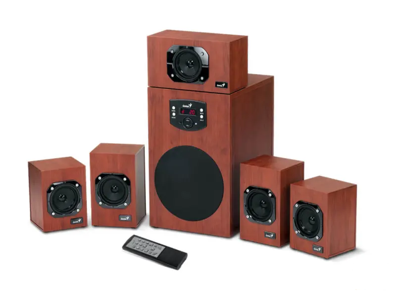 GENIUS SW-HF5.1 4600 v2 wood zvučnici 