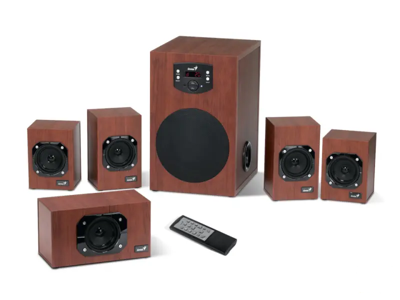 GENIUS SW-HF5.1 4600 v2 wood zvučnici 