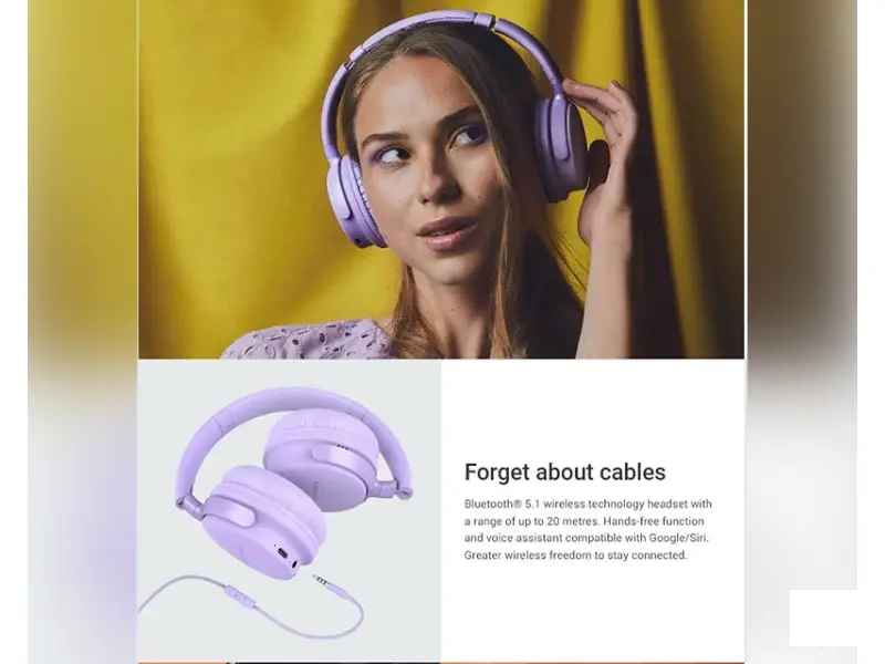 ENERGY SISTEM Style 3 Lavender bežične slušalice ljubičaste (M45305) 