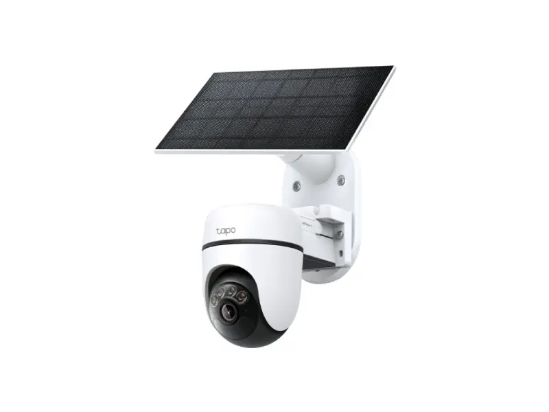 TP-LINK TAPO C630 KIT Solar-Powered Pan/Tilt Security Camera Kit, 24/7, 3K 5MP, IP 65, AI