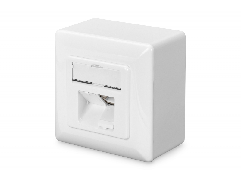 Digitus Nazidna uticnica 2x RJ45, CAT 6, shielded, 8P8C, LSA, bijela