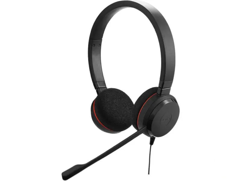 JABRA Evolve 20 MS Stereo Professional USB Headset, Noise-cancelling microphone