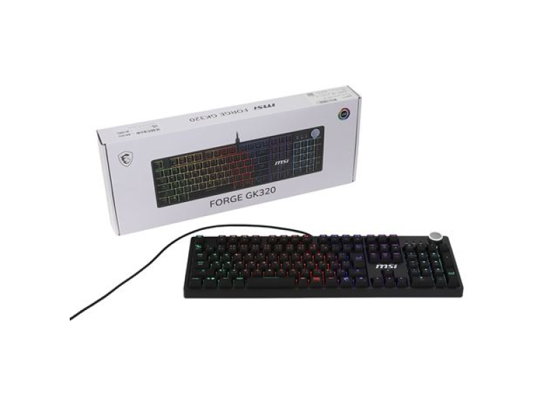 KB MSI FORGE GK320 RED US