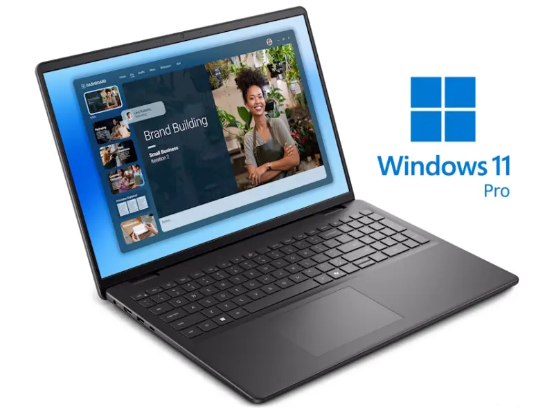 DELL 16 DC16250 16 inch FHD+ 300nits Core 7 150U 16GB 1TB SSD Backlit FP Win11Pro laptop 