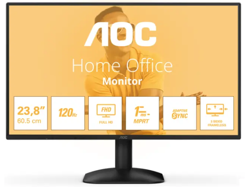 AOC 23.8 inča 24B31H FHD 1920x1080 IPS 120 Hz monitor 