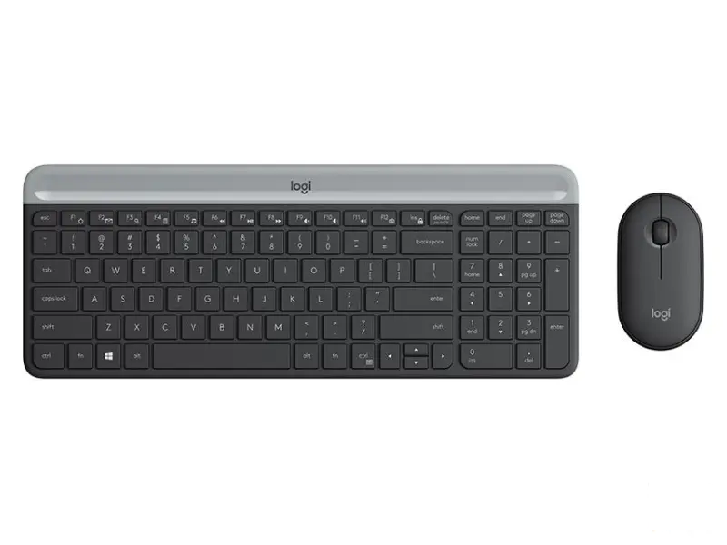 LOGITECH MK470 Wireless Desktop US Graphite tastatura + miš 