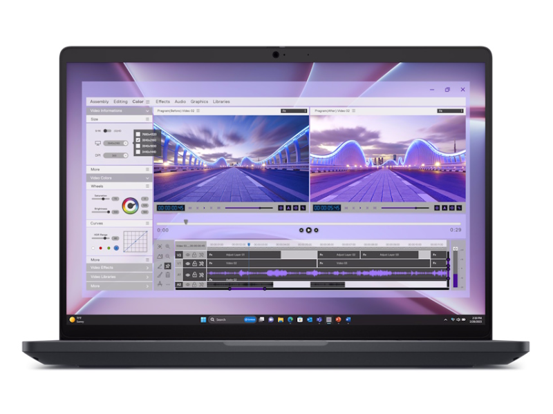 DELL Pro Max 16 16 inch FHD+ 300nits Core Ultra 7 265H 16GB 512GB SSD Intel Arc Backlit FP SC Win11Pro 3yr ProSupport laptop